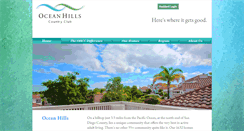 Desktop Screenshot of oceanhillscountryclub.com